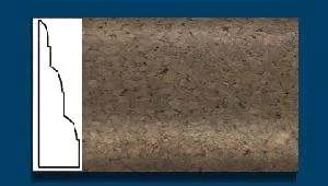 Плинтус пробковый ArtCorkDesing С 105 (Колер 7) 18x45x910 мм в Ростове-на-Дону
