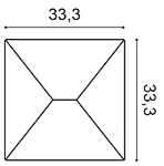 Декоративная панель Orac W106 (33.3x33.3x2.9 см) в Ростове-на-Дону