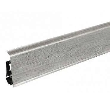 Плинтус пластиковый Arbiton INDO70 17 Алюминий 2,5 м в Ростове-на-Дону