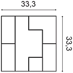 Декоративная панель Orac W103 (33.3x33.3x2.5 см) в Ростове-на-Дону