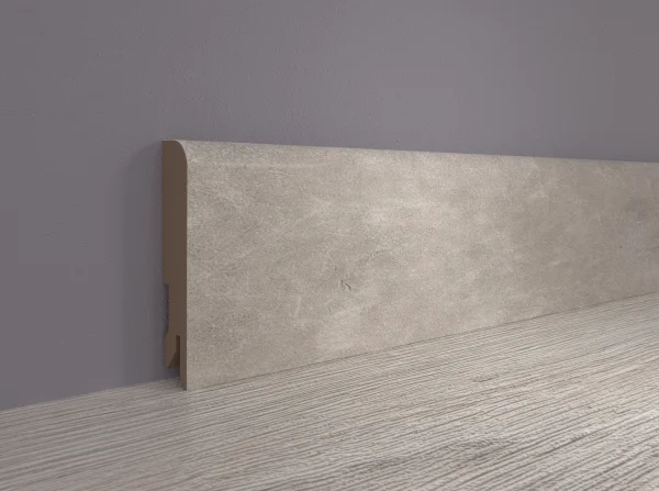 Плинтус MDF Bonkeel 24066 Бетон Лофт Светлый (100х16х2400 мм) в Ростове-на-Дону
