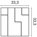 Декоративная панель Orac W102 (33.3x33.3x2.5 см) в Ростове-на-Дону