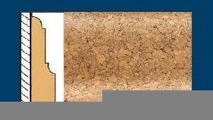 Плинтус пробковый ArtCorkDesing С 103 (Колер 8) 12х65х910 мм в Ростове-на-Дону