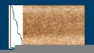 Плинтус пробковый ArtCorkDesing С 105 (Колер 8) 18x45x910 мм в Ростове-на-Дону