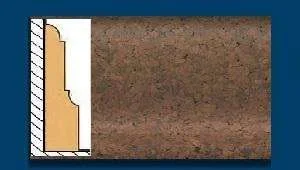 Плинтус пробковый ArtCorkDesing С 103 (Колер 11) 12х65х910 мм в Ростове-на-Дону