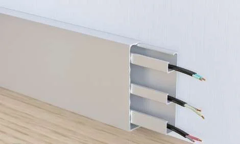 Алюминиевый плинтус Fezard Кабельный ALP-G80 Алюминий 80*15*2500 мм в Ростове-на-Дону