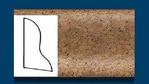 Плинтус пробковый ArtCorkDesing С 102 (Колер 9) 20x40x910 мм в Ростове-на-Дону