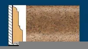 Плинтус пробковый ArtCorkDesing С 103 (Колер 9) 12х65х910 мм в Ростове-на-Дону