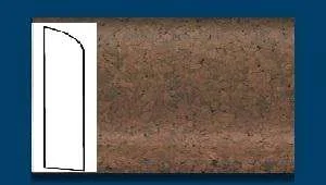Плинтус пробковый ArtCorkDesing С 106 (Колер 11) 10х60х910 мм в Ростове-на-Дону