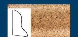 Плинтус пробковый ArtCorkDesing С 102 (Колер 8) 20x40x910 мм в Ростове-на-Дону