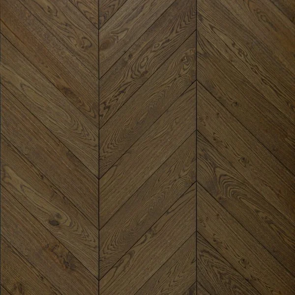 Инженерная доска Kochanelli Французская Ёлка Оскуро Дуб Original Браш (600х120х15) в Ростове-на-Дону