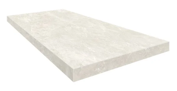 Керамогранит Coliseum Да Винчи Уайт Ступень угловая правая (Натуральный, 33х60) в Ростове-на-Дону