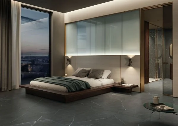 Керамогранит Italon Метрополис Империал Блэк 60х120 (Натуральная и Реттифицированная) в Ростове-на-Дону