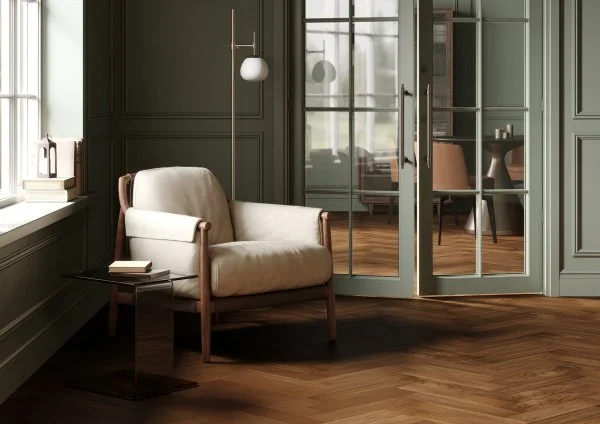 Паркетная доска Quartz Parquet Штучный паркет Орех Американский 44-400-29 в Ростове-на-Дону