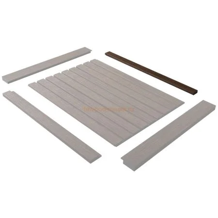 Финишный молдинг LF124B BR396 левый декорированный (31х12х2700мм) в Ростове-на-Дону