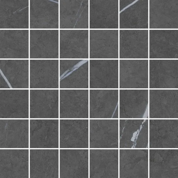 Керамогранит Italon Метрополис Империал Блэк Мозаика 30х30 (Натуральная) в Ростове-на-Дону