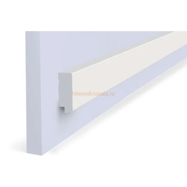Финишный молдинг LF124B NP левый белый (31х12х2700мм) в Ростове-на-Дону