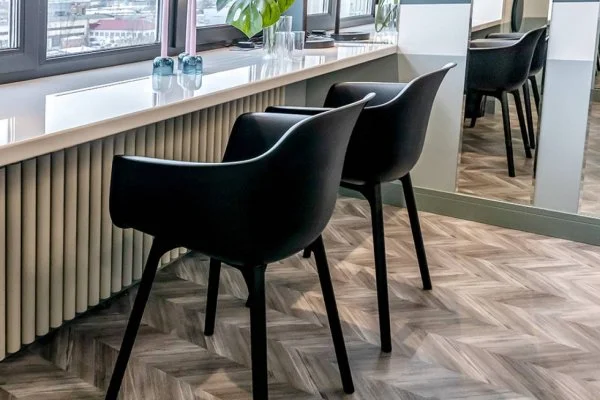 Пробковое покрытие CorkStyle Chevron Silver в Ростове-на-Дону