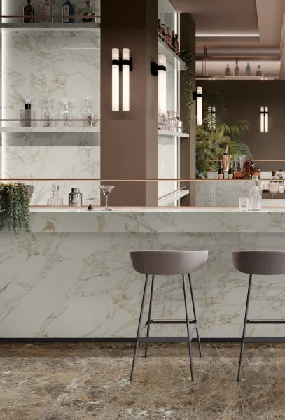 Керамогранит Italon Шарм Делюкс Арабескато Уайт 80х160 (Люкс и реттифицированная) в Ростове-на-Дону