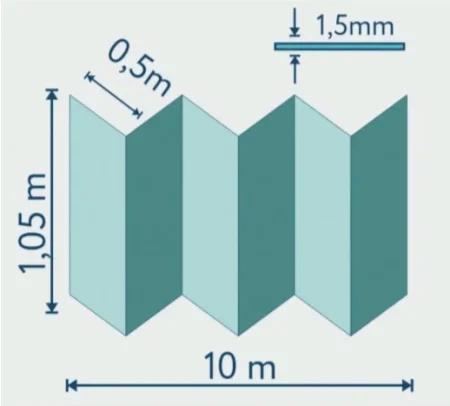 Подложка Солид 1,5мм гармошка для LVT (10.5м2) в Ростове-на-Дону