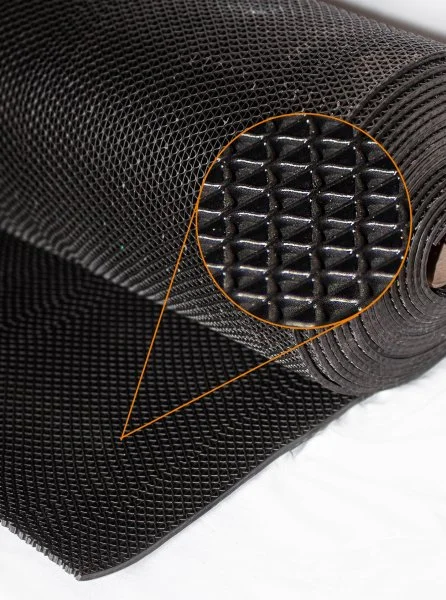 зиг заг черный рулон