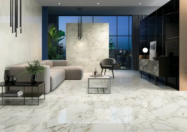 Керамогранит Italon Шарм Делюкс Арабескато Уайт 80х160 (Люкс и реттифицированная) в Ростове-на-Дону