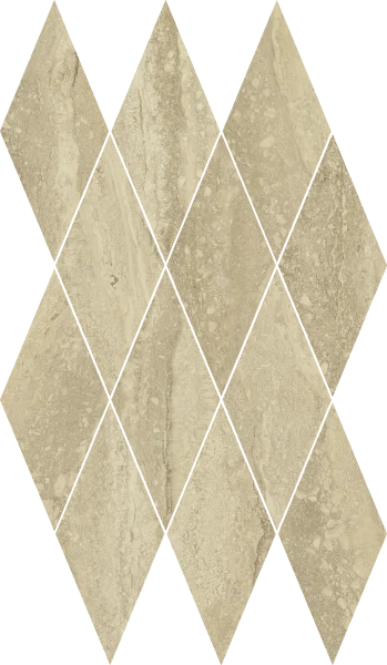 Керамогранит Italon Шарм Эдванс Травертино 28х48 мозаика Даймонд (Люкс) в Ростове-на-Дону