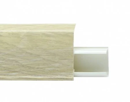 Пластиковый плинтус Royce №508 Серый Опем (55х23х2200мм) в Ростове-на-Дону