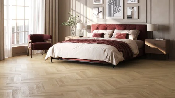 Паркетная доска Quartz Parquet Английская Ёлка Дуб Лимба 33-405 в Ростове-на-Дону