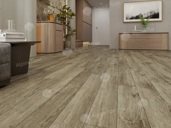 Каменно-полимерная плитка Alpine Floor Grand Sequoia Village Венге Грей ECO 11-807 4мм, 43 класс в Ростове-на-Дону