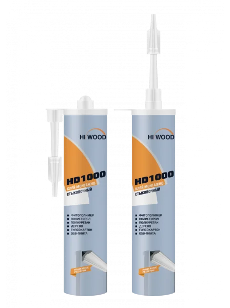 Монтажно-стыковочный клей HiWood HD1000 Белый 280 ml в Ростове-на-Дону