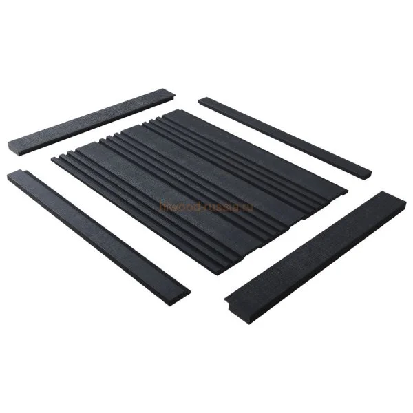 Финишный молдинг LF124B BK114K левый декорированный (31х12х2700мм) в Ростове-на-Дону