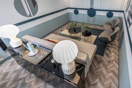 Пробковое покрытие CorkStyle Chevron Silver в Ростове-на-Дону