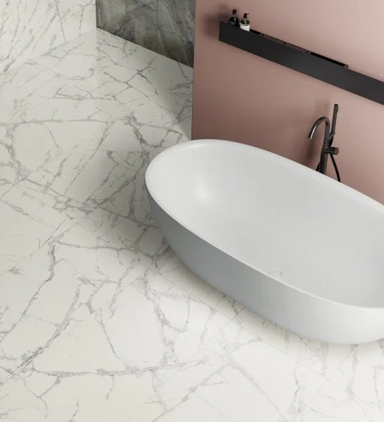 Керамогранит Italon Шарм Делюкс Инвизибл Уайт 60х120 (Паттинированная и реттифицированная) в Ростове-на-Дону