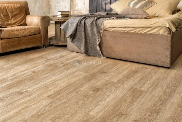Каменно-полимерная плитка Alpine Floor Grand Sequoia Секвоя Миндаль ECO 11-6, 4мм 43 класс в Ростове-на-Дону