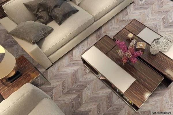 Пробковое покрытие CorkStyle Chevron Brown (1235*305*6 мм) HC в Ростове-на-Дону