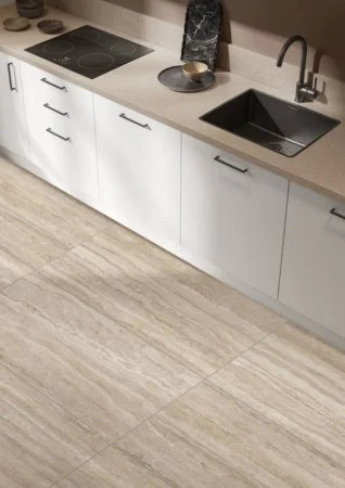 Керамогранит Vitra CityStone Травертин Линейный 60х120 (Натуральная и Реттифицированная) в Ростове-на-Дону