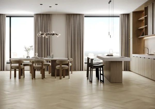 Паркетная доска Quartz Parquet Английская Ёлка Дуб Испанский 33-404 в Ростове-на-Дону