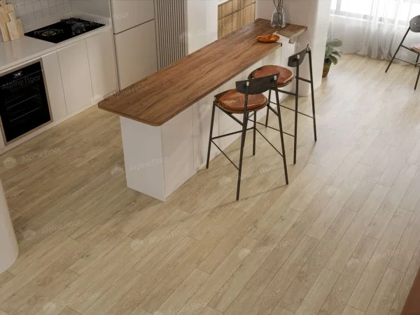 Каменно-полимерная плитка Alpine Floor Grand Sequoia Village Миндаль ECO 11-607 4мм, 43 класс в Ростове-на-Дону