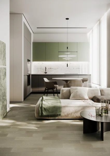 Паркетная доска Quartz Parquet Штучный паркет Дуб Лунный 44-1258-08 в Ростове-на-Дону