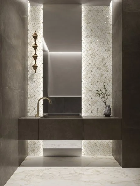 Керамогранит Italon Этернум Каррара Мозаика Вертекс 25.8х30 (Натуральная) в Ростове-на-Дону