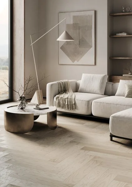 Паркетная доска Quartz Parquet Английская Ёлка Дуб Песочный 33-408 в Ростове-на-Дону