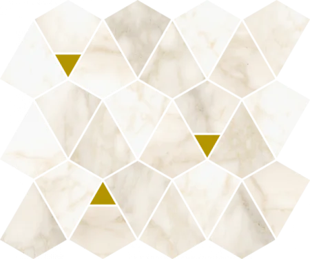 Керамогранит Italon Этернум Каррара Мозаика Вертекс 25.8х30 (Натуральная) в Ростове-на-Дону
