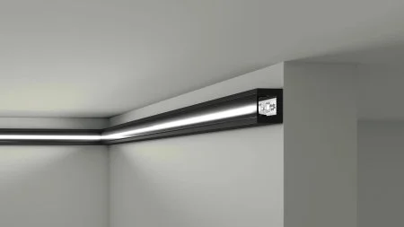 Профиль NMC Wallstyl IL12 Black (25х20х2000мм) в Ростове-на-Дону