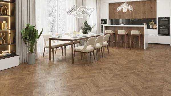 Кварц-виниловая плитка Alpine Floor Chevron Гевуина ECO 20-10 (2,5 мм. 43 класс) в Ростове-на-Дону