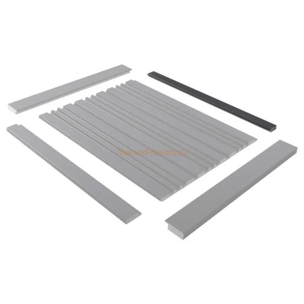 Финишный молдинг LF124B GR3 левый декорированный (31х12х2700мм) в Ростове-на-Дону