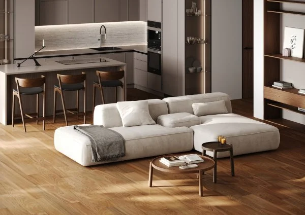 Паркетная доска Quartz Parquet Классик 5 мм Дуссия Африканская 550-63 в Ростове-на-Дону