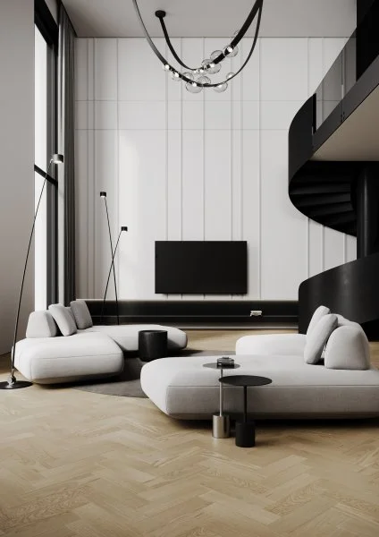 Паркетная доска Quartz Parquet Штучный паркет Дуб Бисквитный 44-1258-07 в Ростове-на-Дону