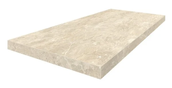 Керамогранит Coliseum Да Винчи Беж Ступень угловая левая (Натуральный, 33х60) в Ростове-на-Дону