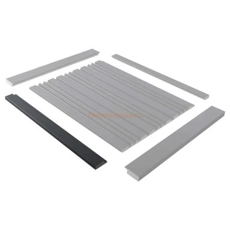 Финишный молдинг LF124A GR3 правый декорированный (42х12х2700мм) в Ростове-на-Дону